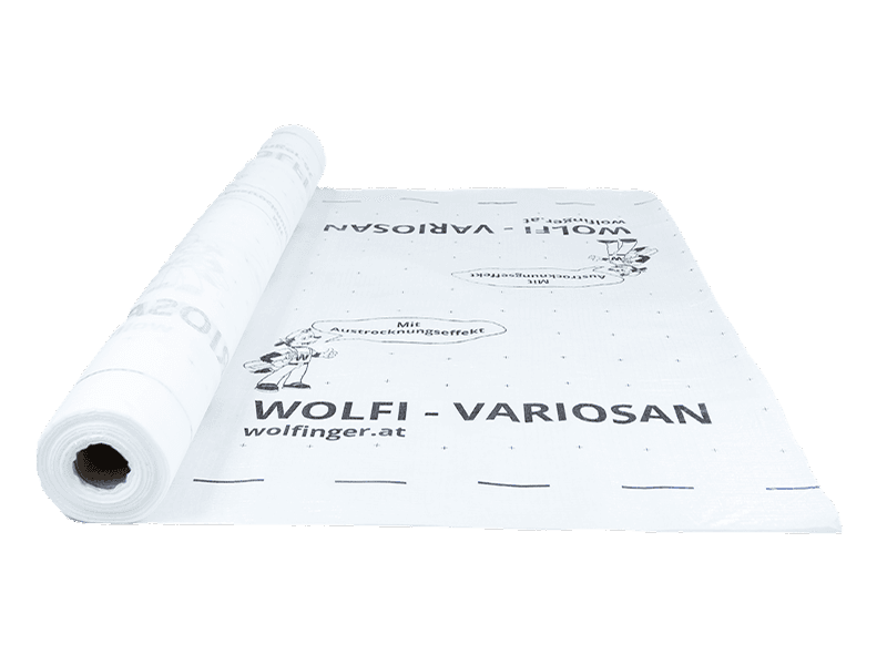 Wolfi Variosan – role vlhkostně variabilní parobrzdné fólie
