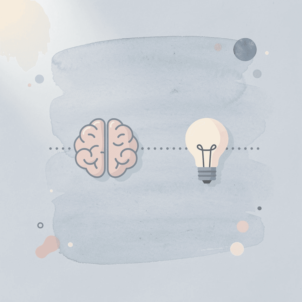Brain connected to downward arrow showing skills fading without practice