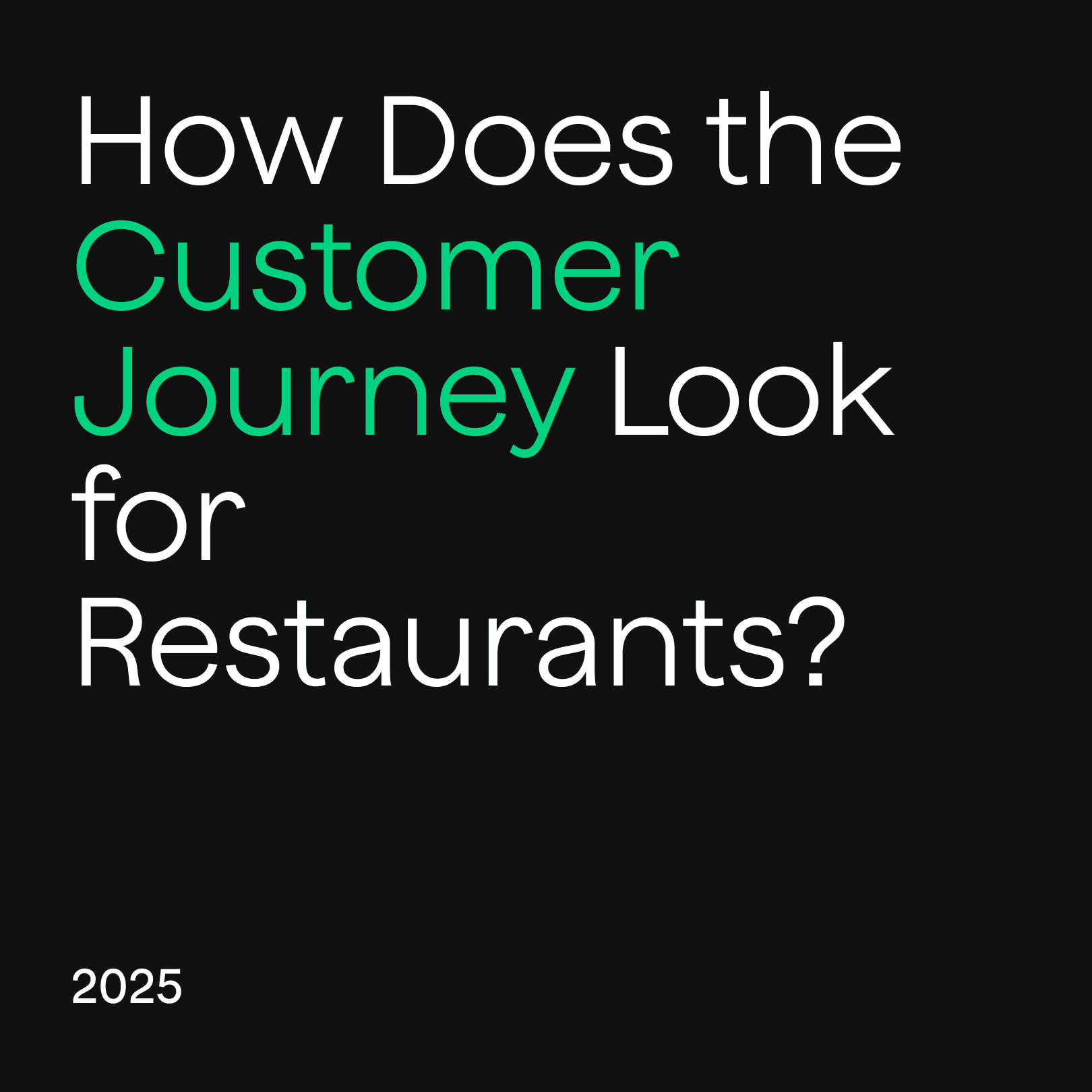 restaurant customer journey