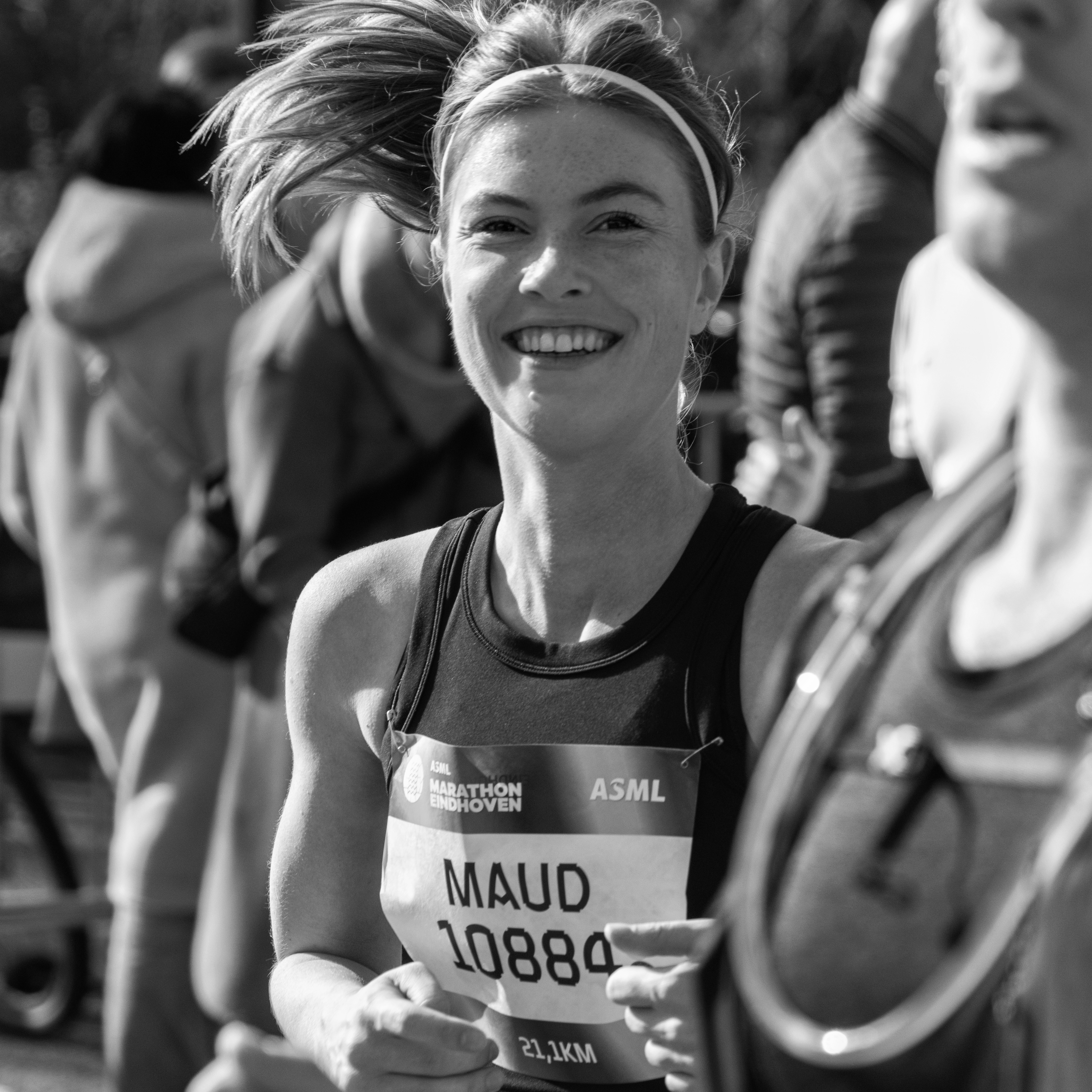 Running photo of Maud