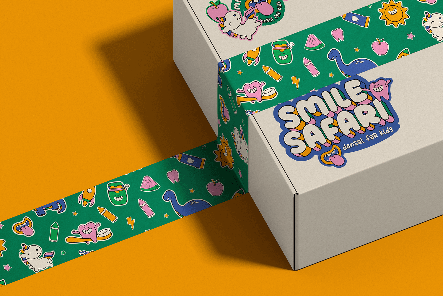 smile safari, dental for kids, dental, illustration, character design, mascot design