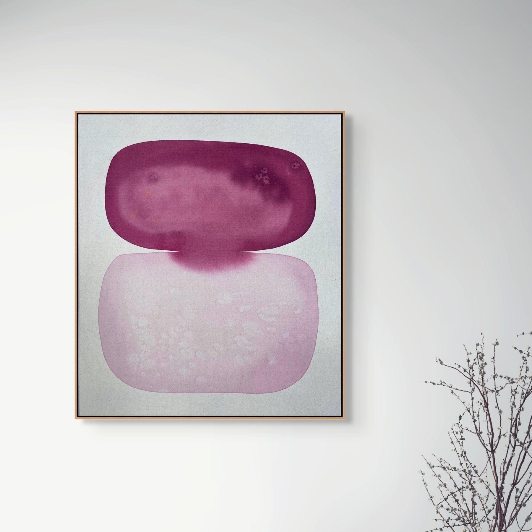 summers along the amstel abstract artwork by jasmyn cheng