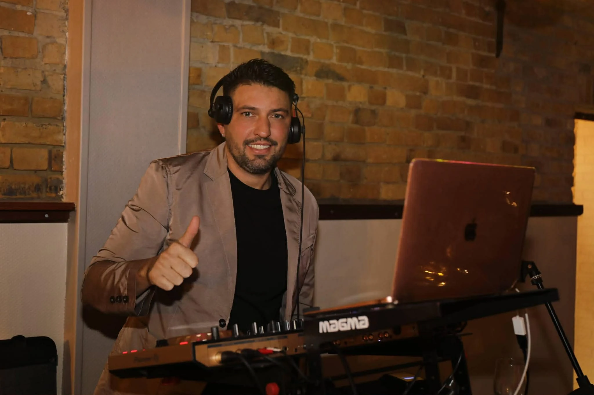 DJ playing in a club