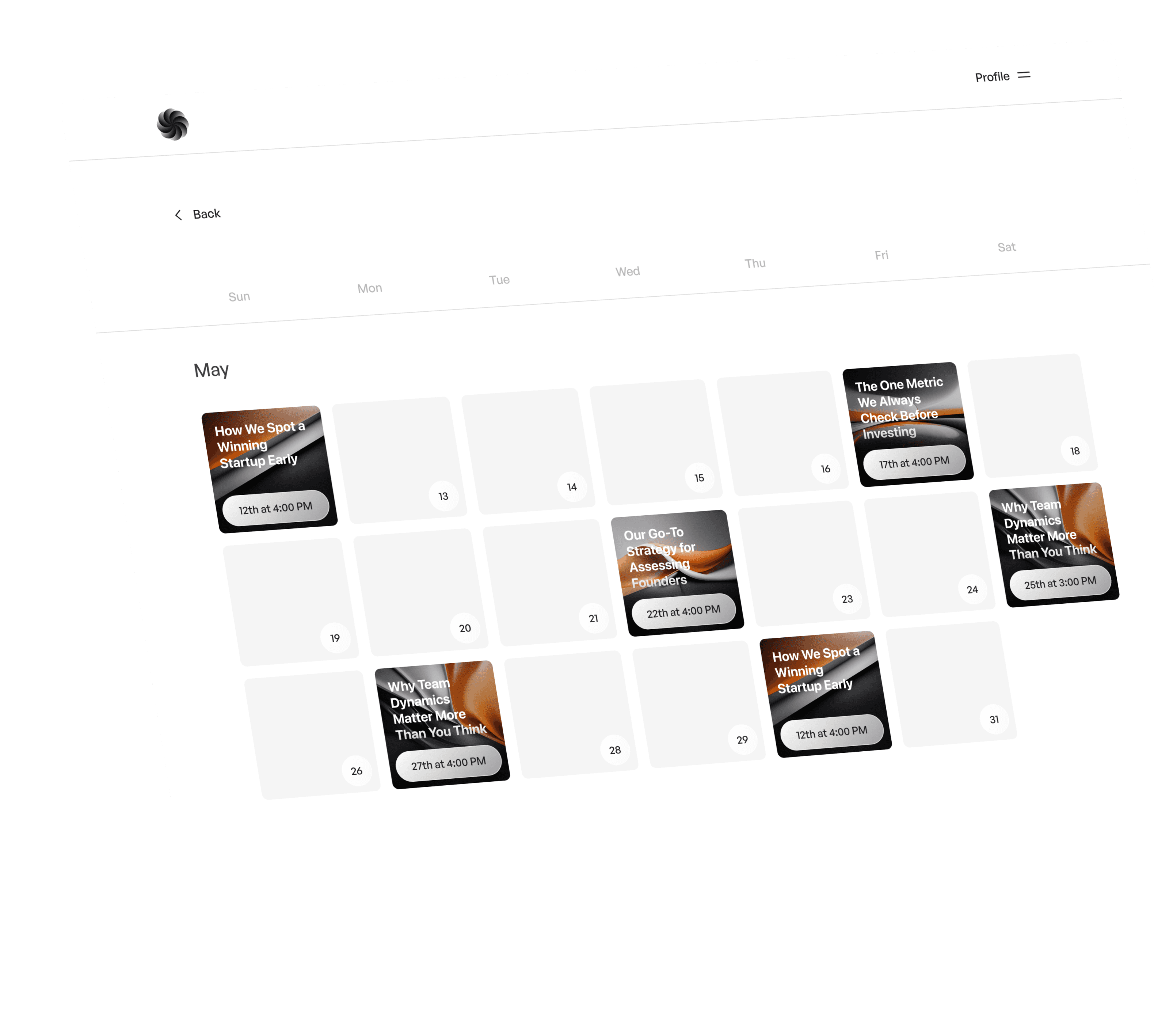 Gennova calendar automating posting and scheduling.