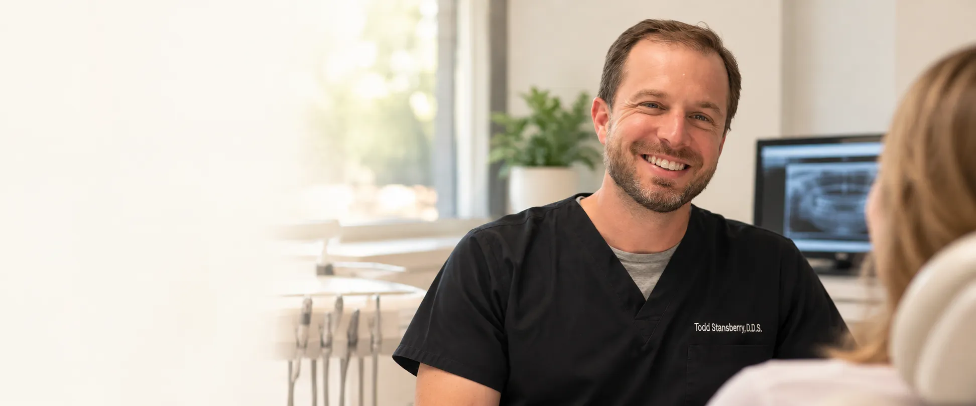 Dr. Todd Stansberry at his dental practice