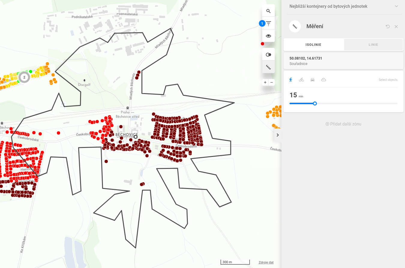 Missing container for metal in Praha - Běchovice