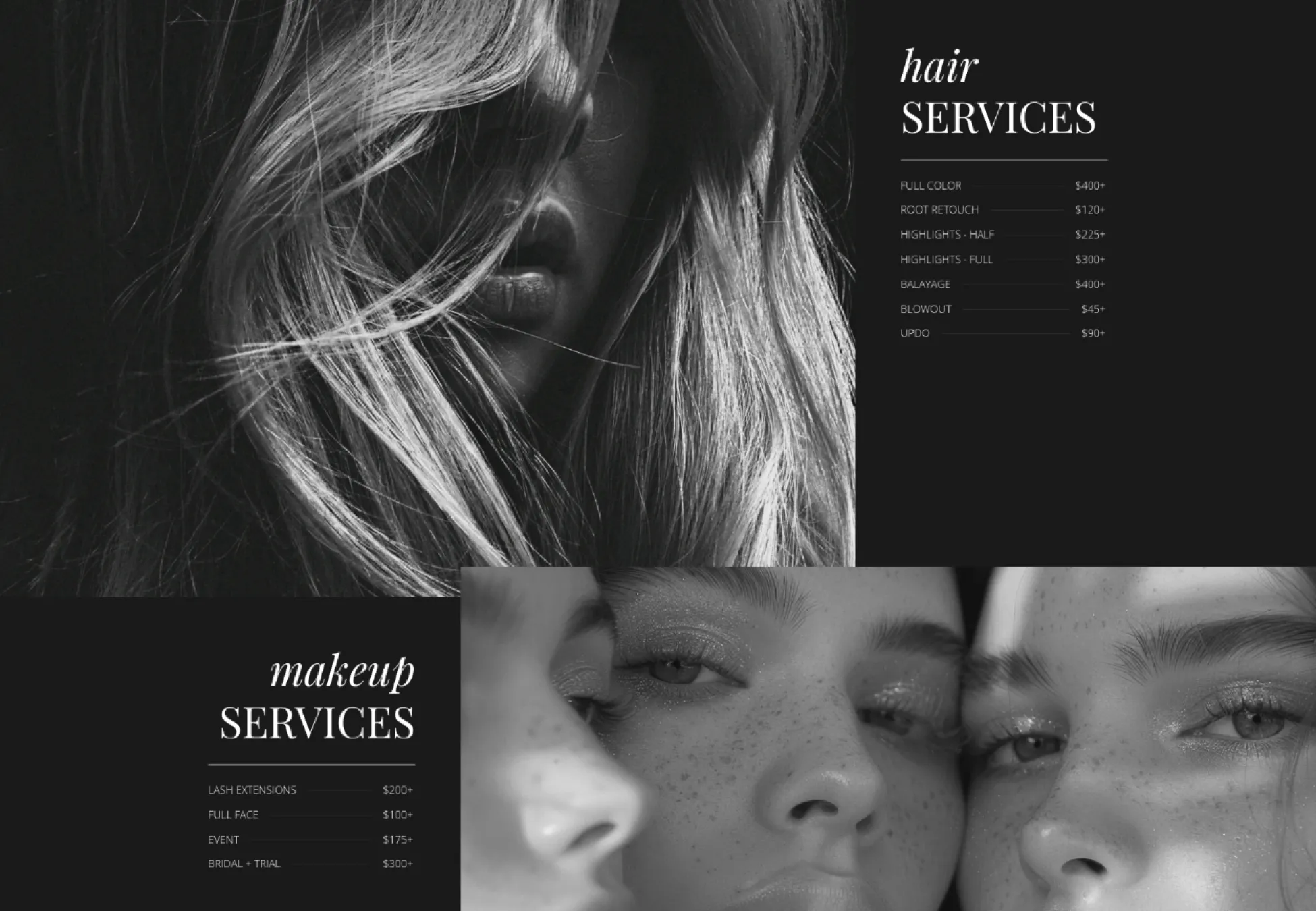 Salon & Spa Website Design