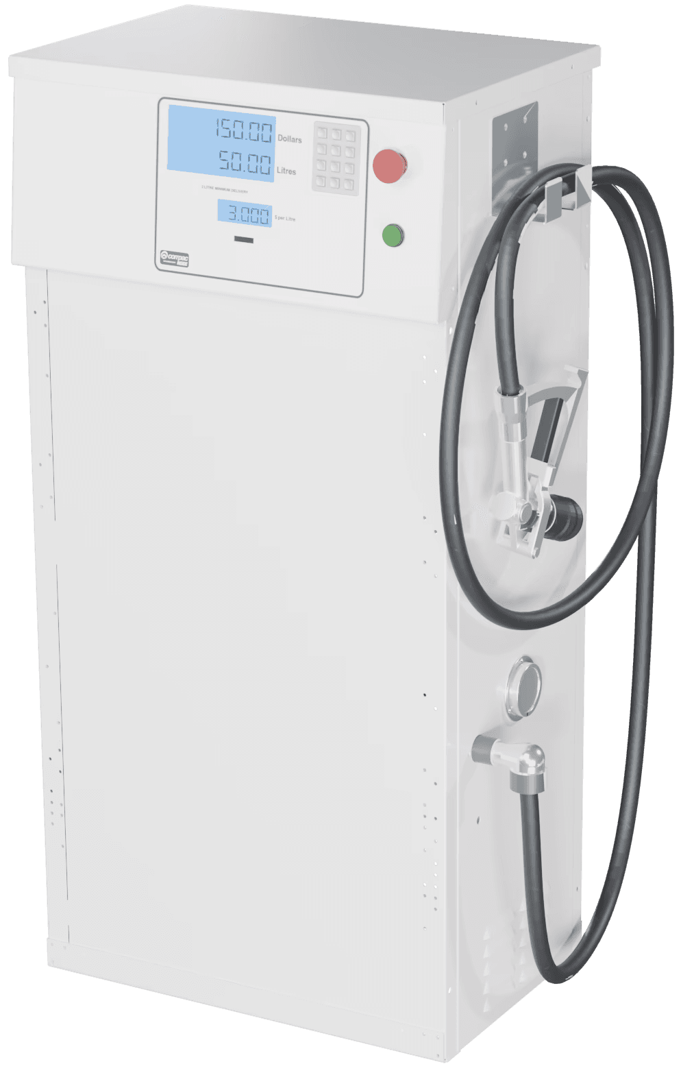 Render of Compac LPG dispenser.