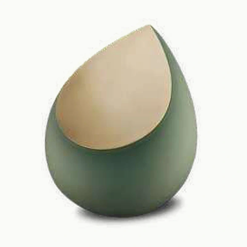 Drop Urn — Sage Green / Brushed Gold — original supplier catalogue image