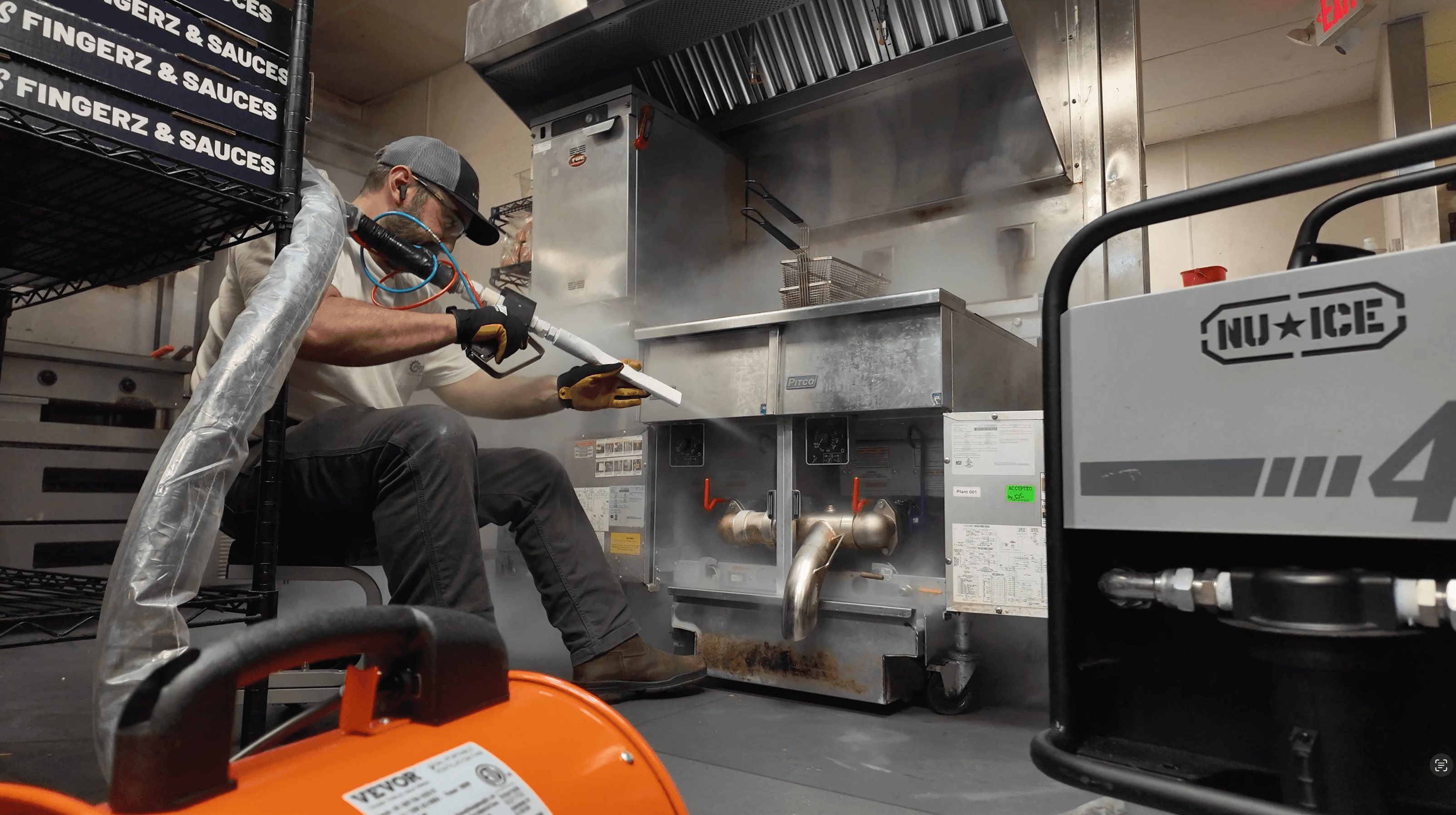 Young engineers working