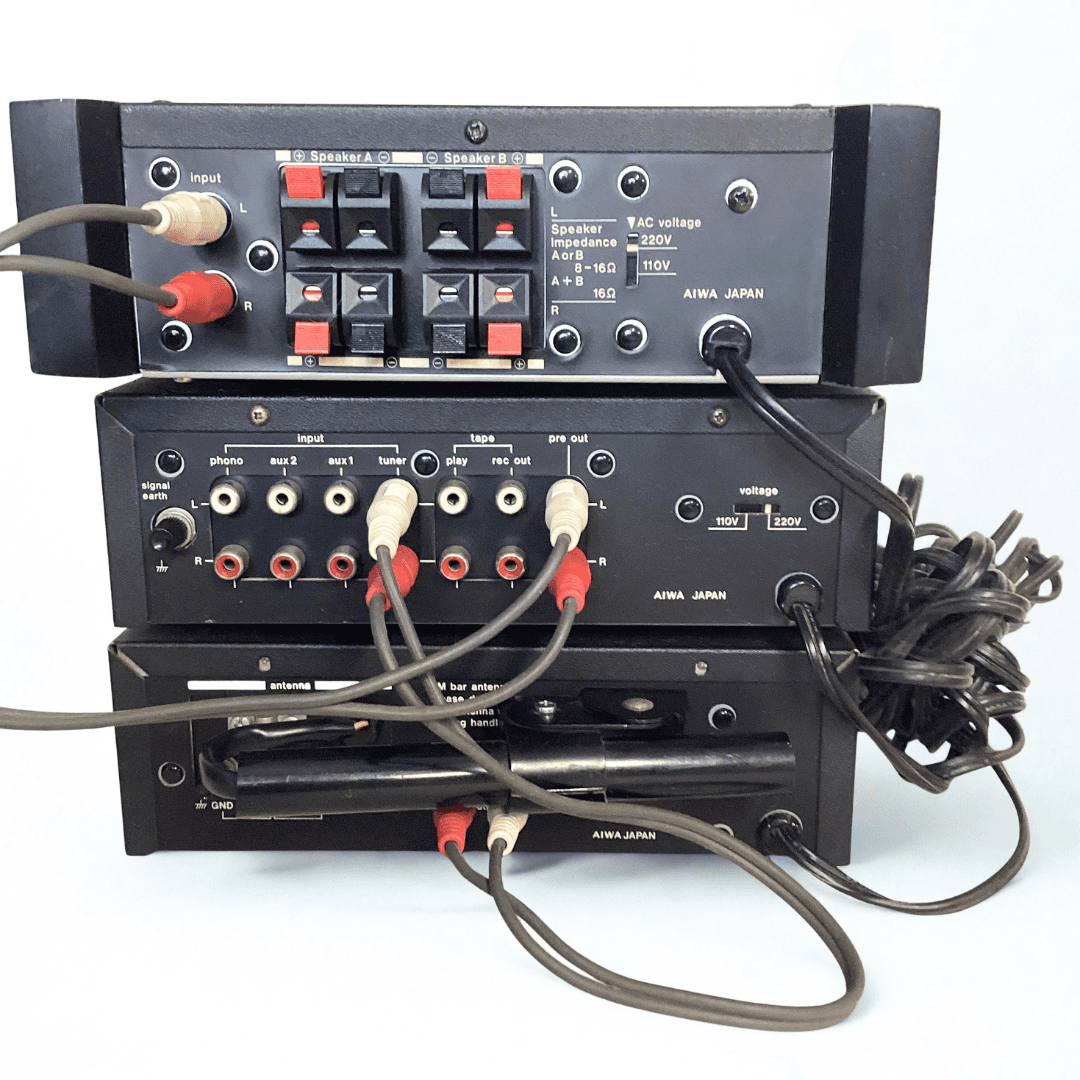 Chaîne vintage compacte Aiwa mini component system 22 (1979