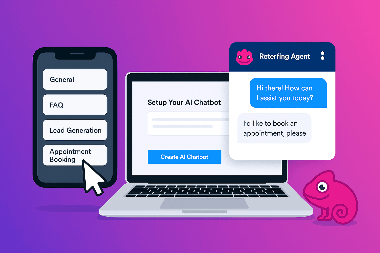 setting up chatbot - Lead Management Chatbot