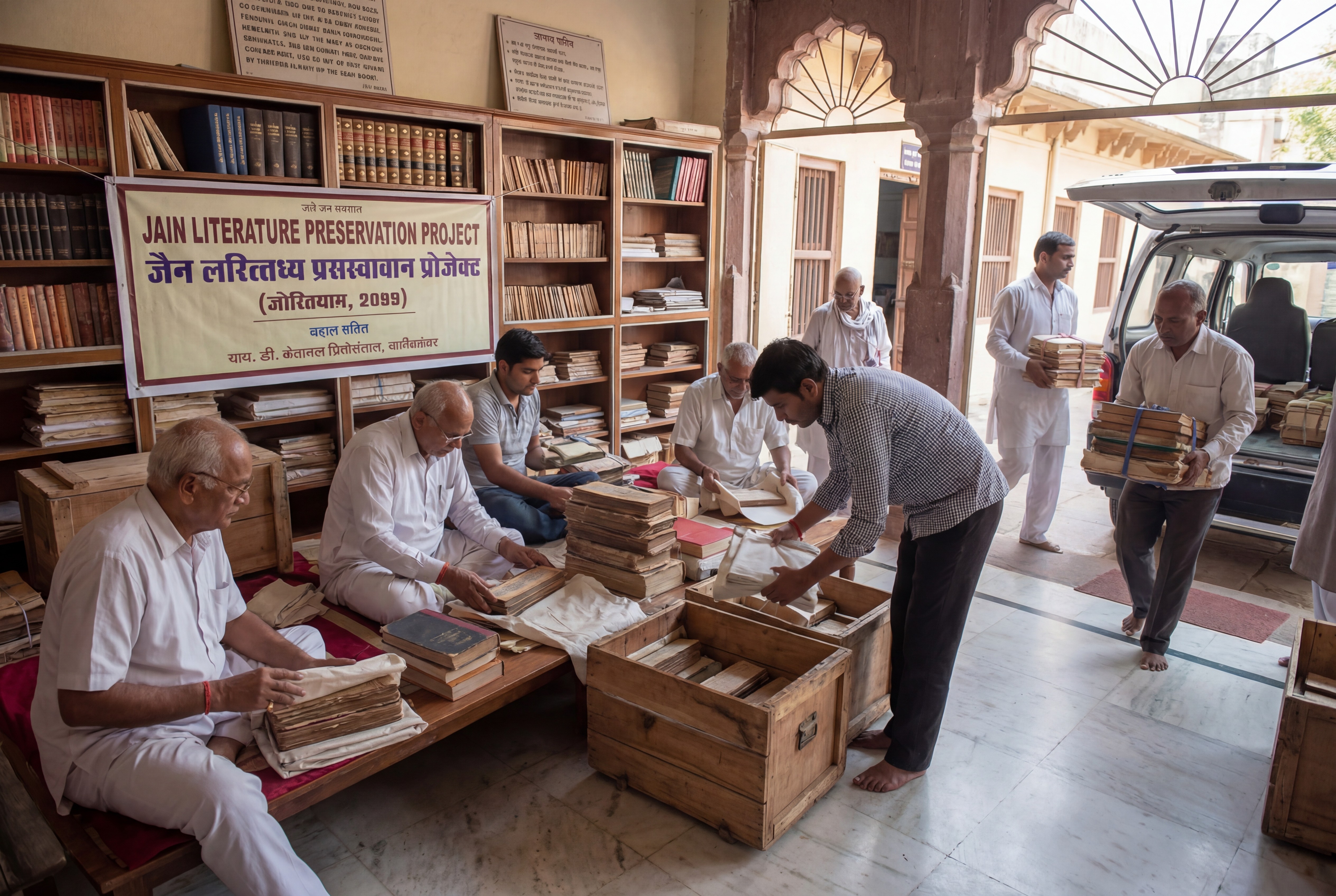 five toddlers near the window