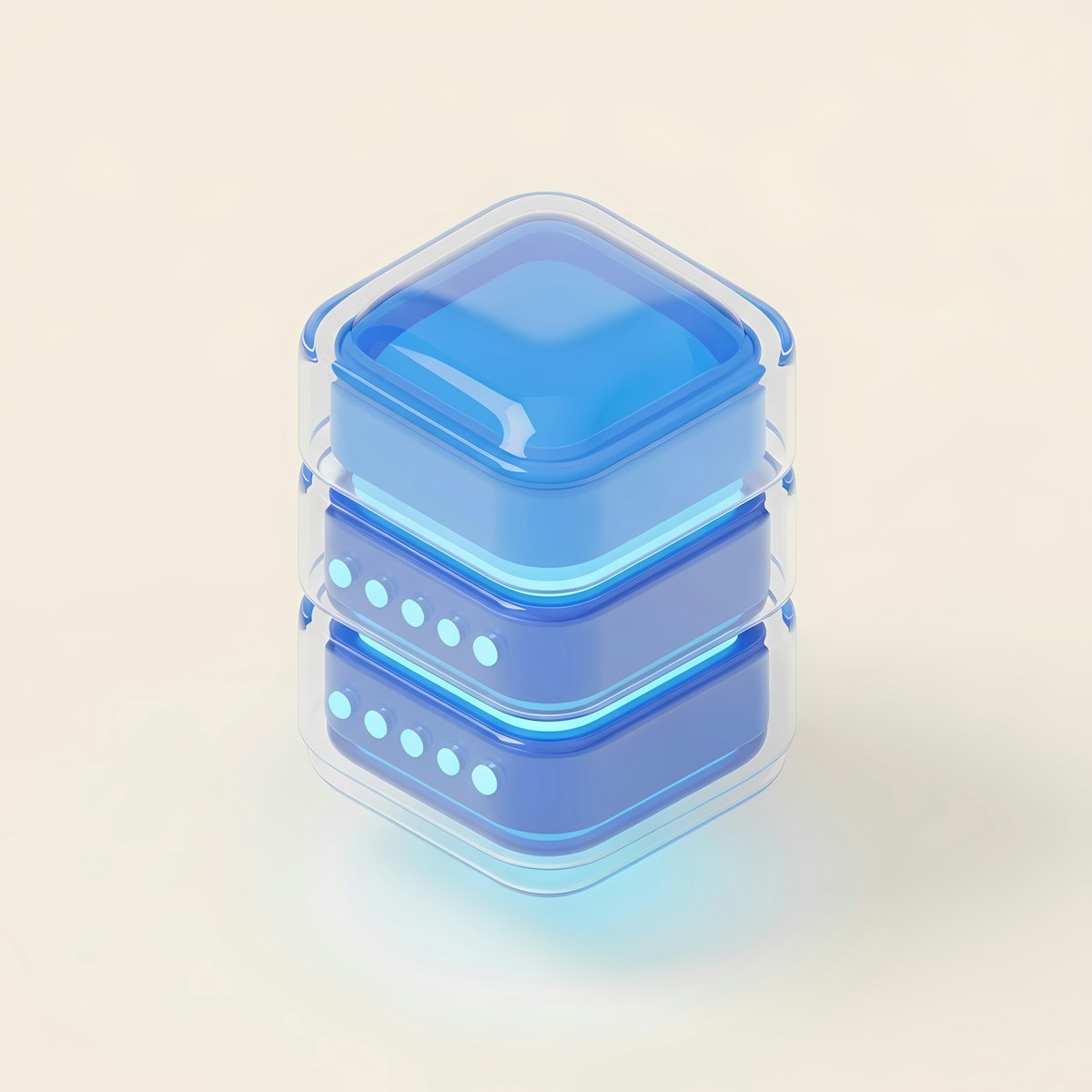 geometric shape digital server