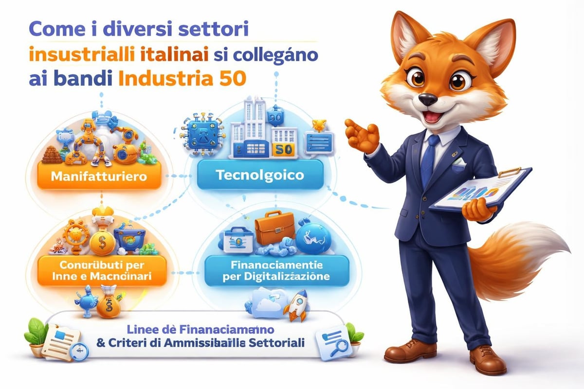 Settori produttivi e bandi industria 50