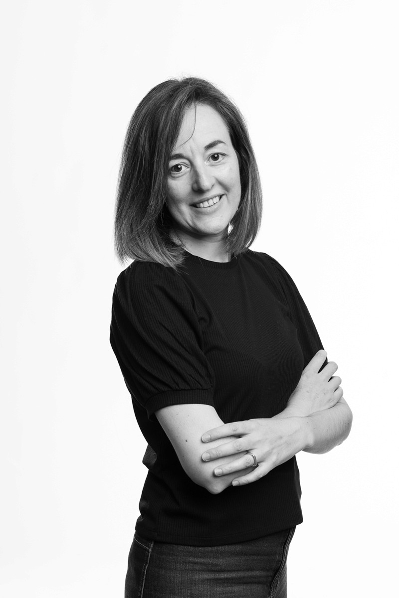 Slanter's black & white portrait