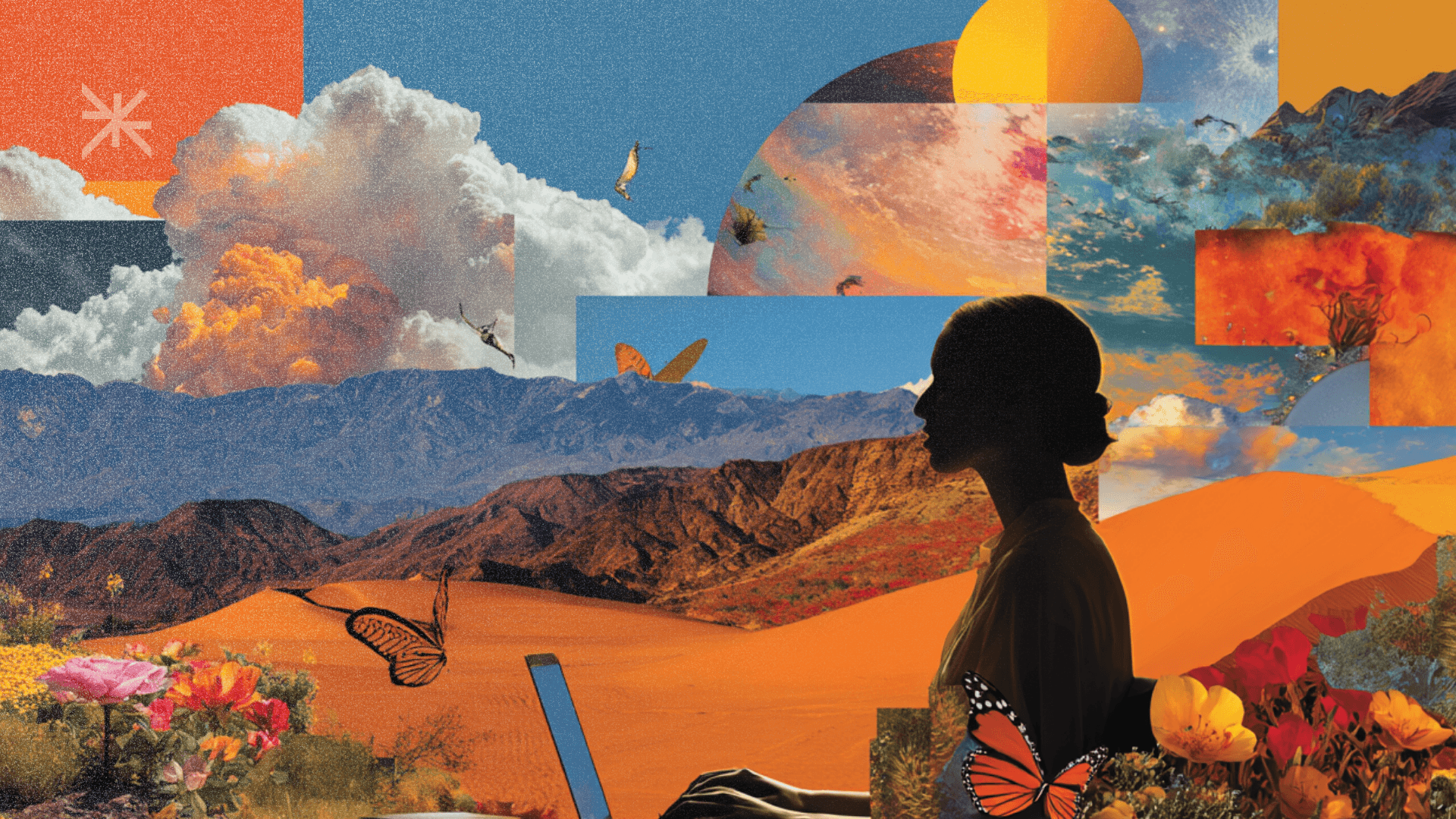 A colorful mosaic tunnel wall is shown.