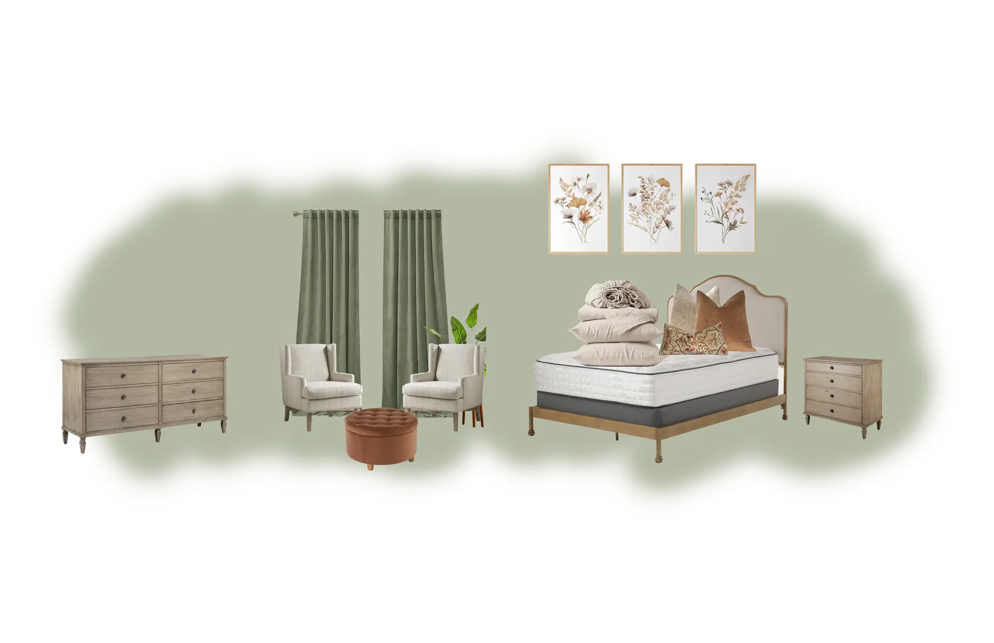 Project gallery image highlighting warm natural materials and modern tailored finishes and thoughtful conceptual design selections by Mint Interior Design.
