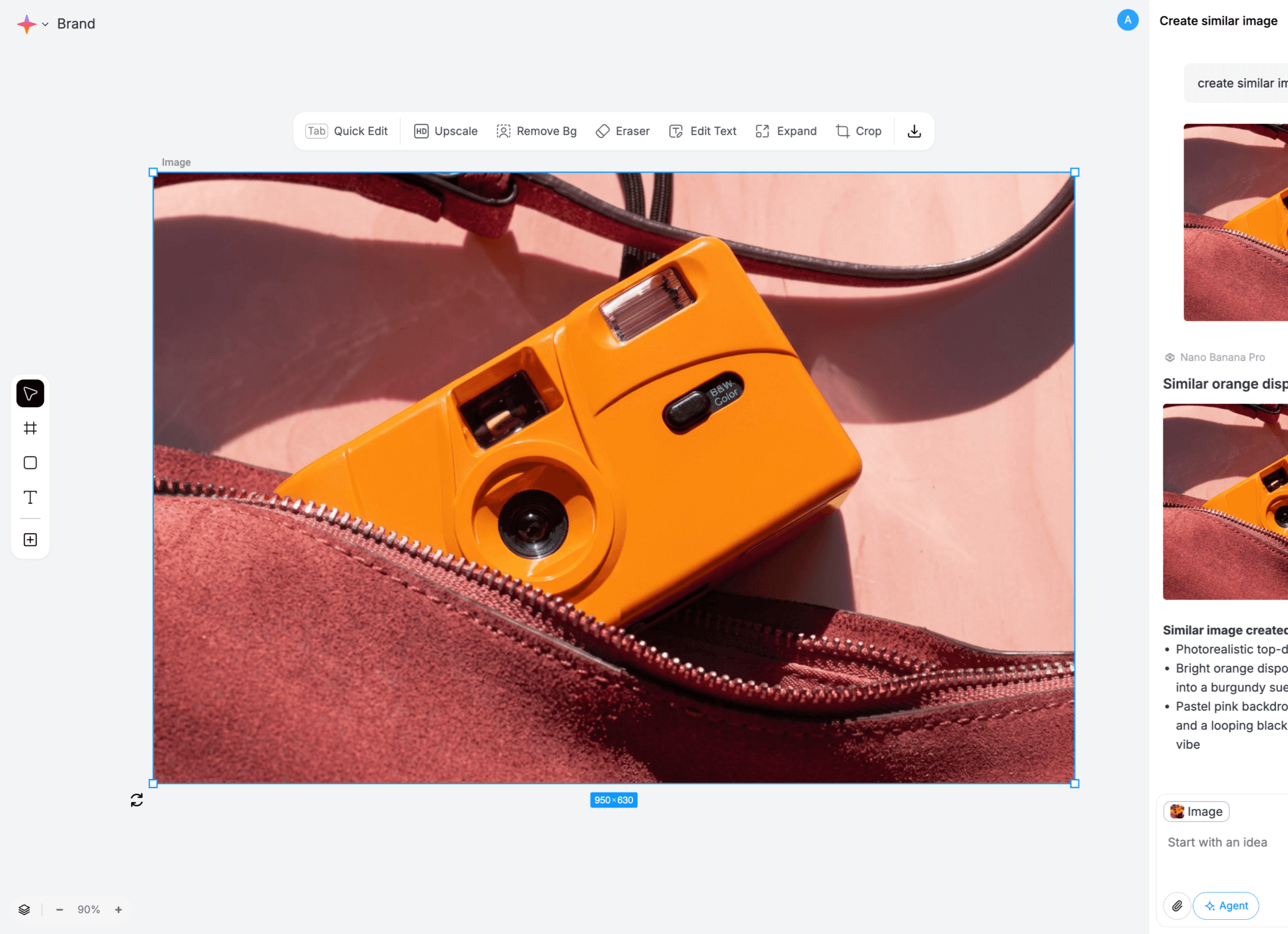 An image of Freelio's budget ui