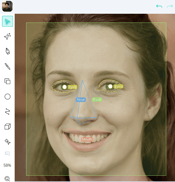 Body parts object detection with V7