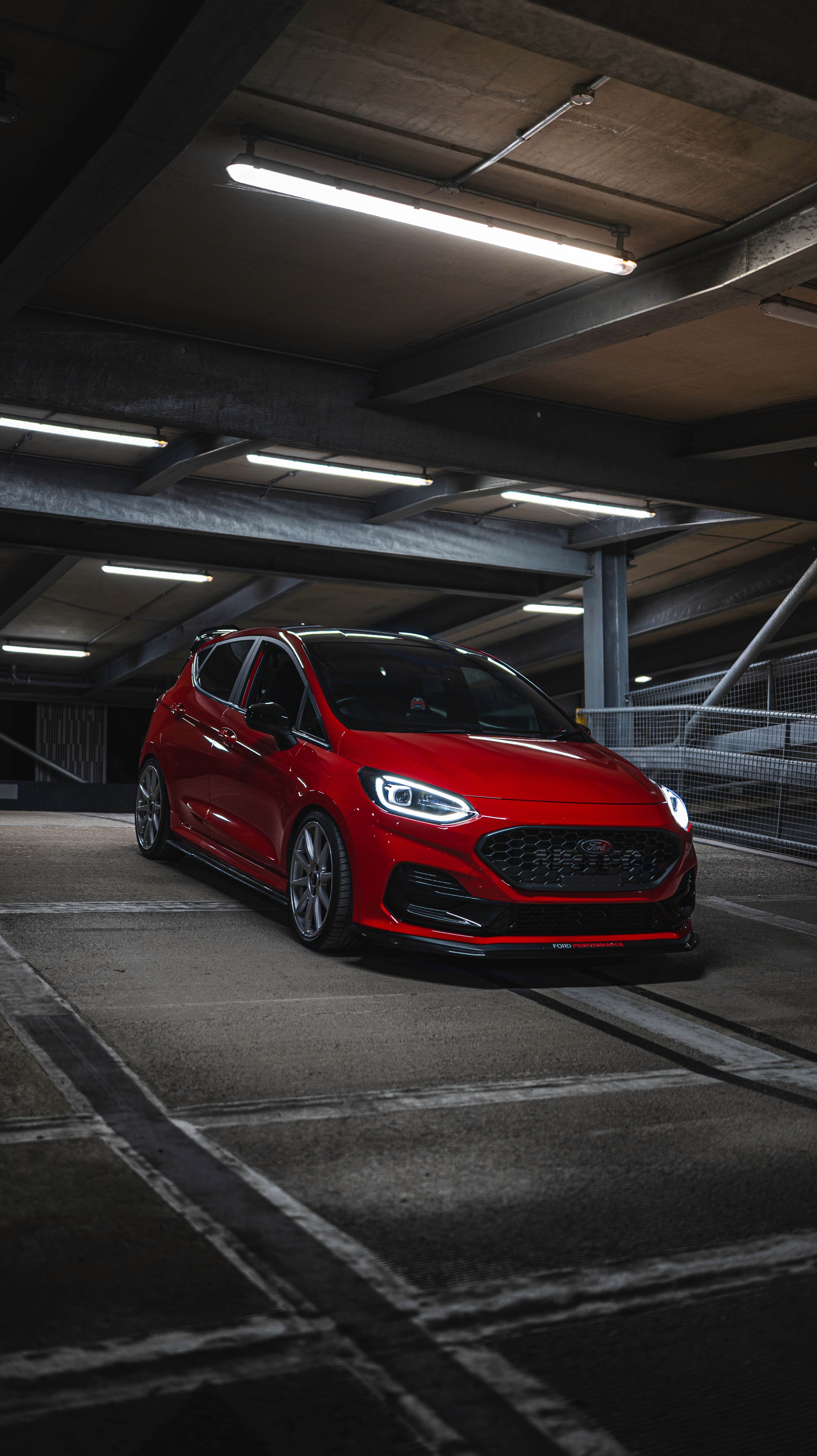 Fiesta st shot in a multistory