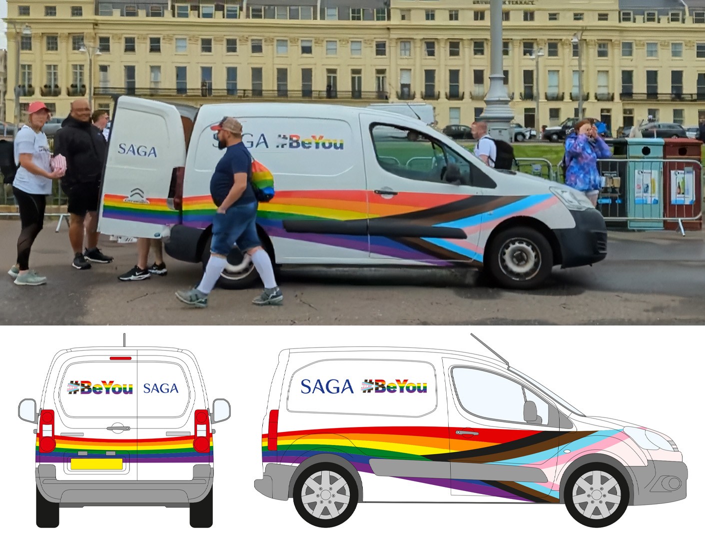 Van wrap design