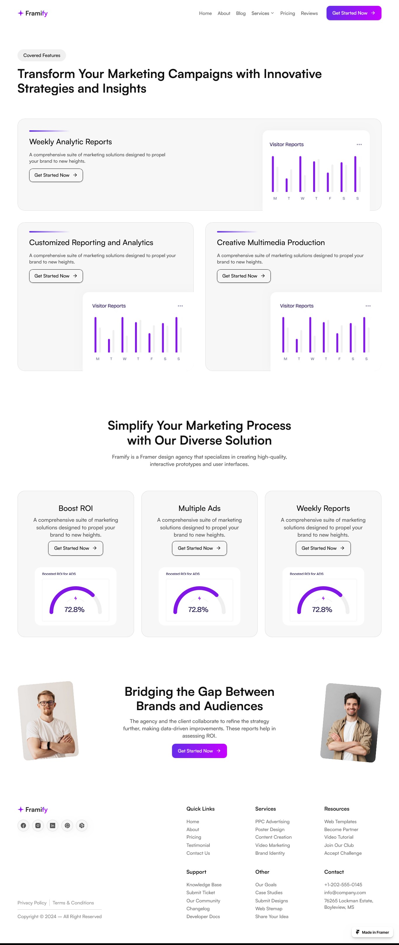 Framer Feature Page v5