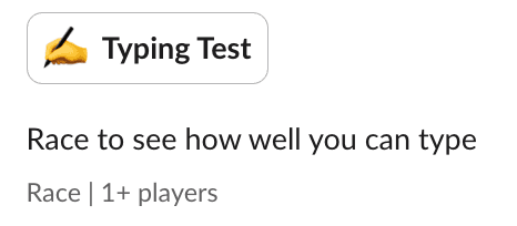 Typing Test