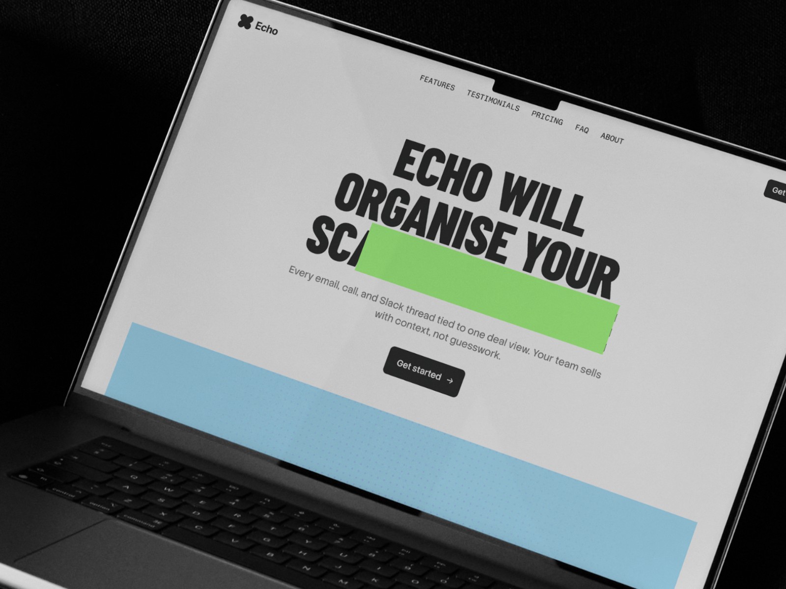 Echo Agent — 动效彩色金融科技网站设计灵感
