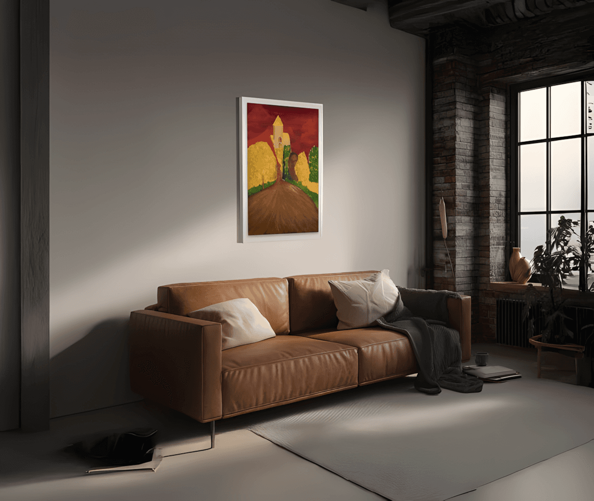 premium art poster and canvas prints, with originals available, from QART , of the artwork " The Horizon "