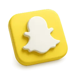 Logo de snapchat, réseau social de l'agence kréa