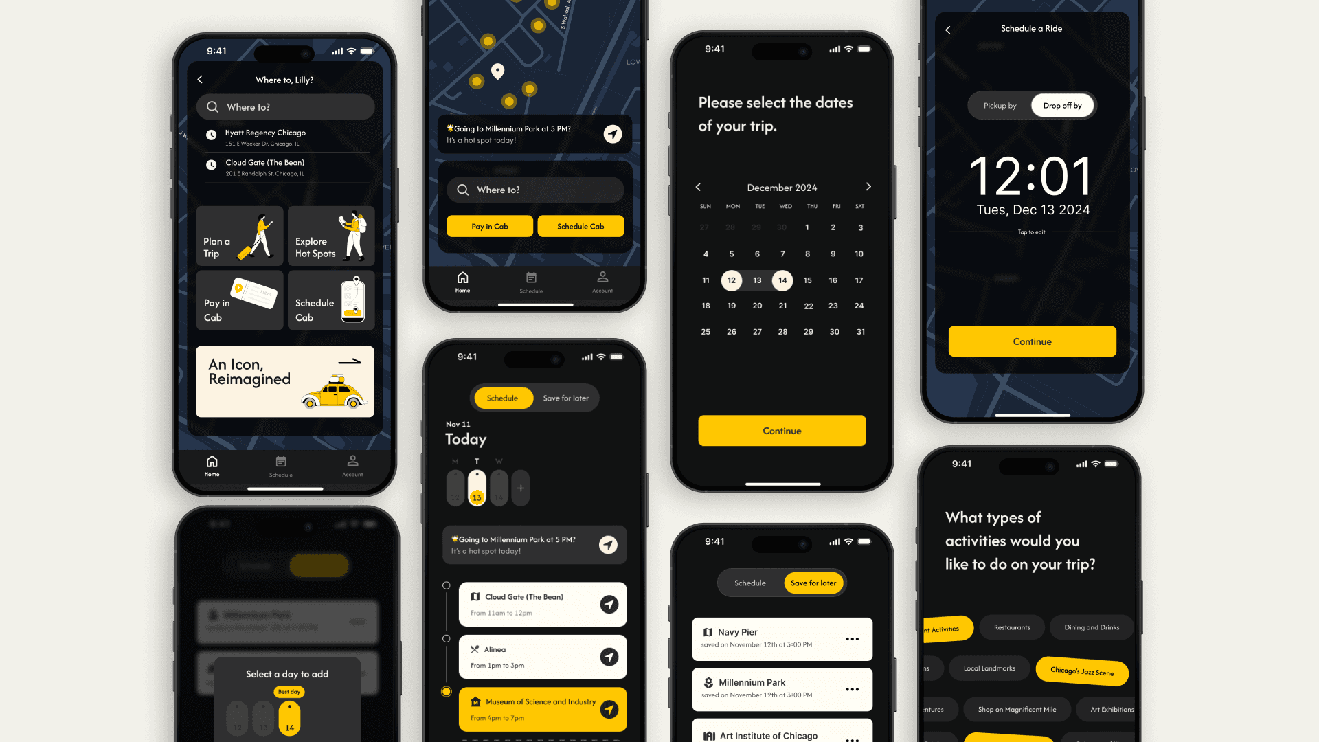 Checker Taxi app overview