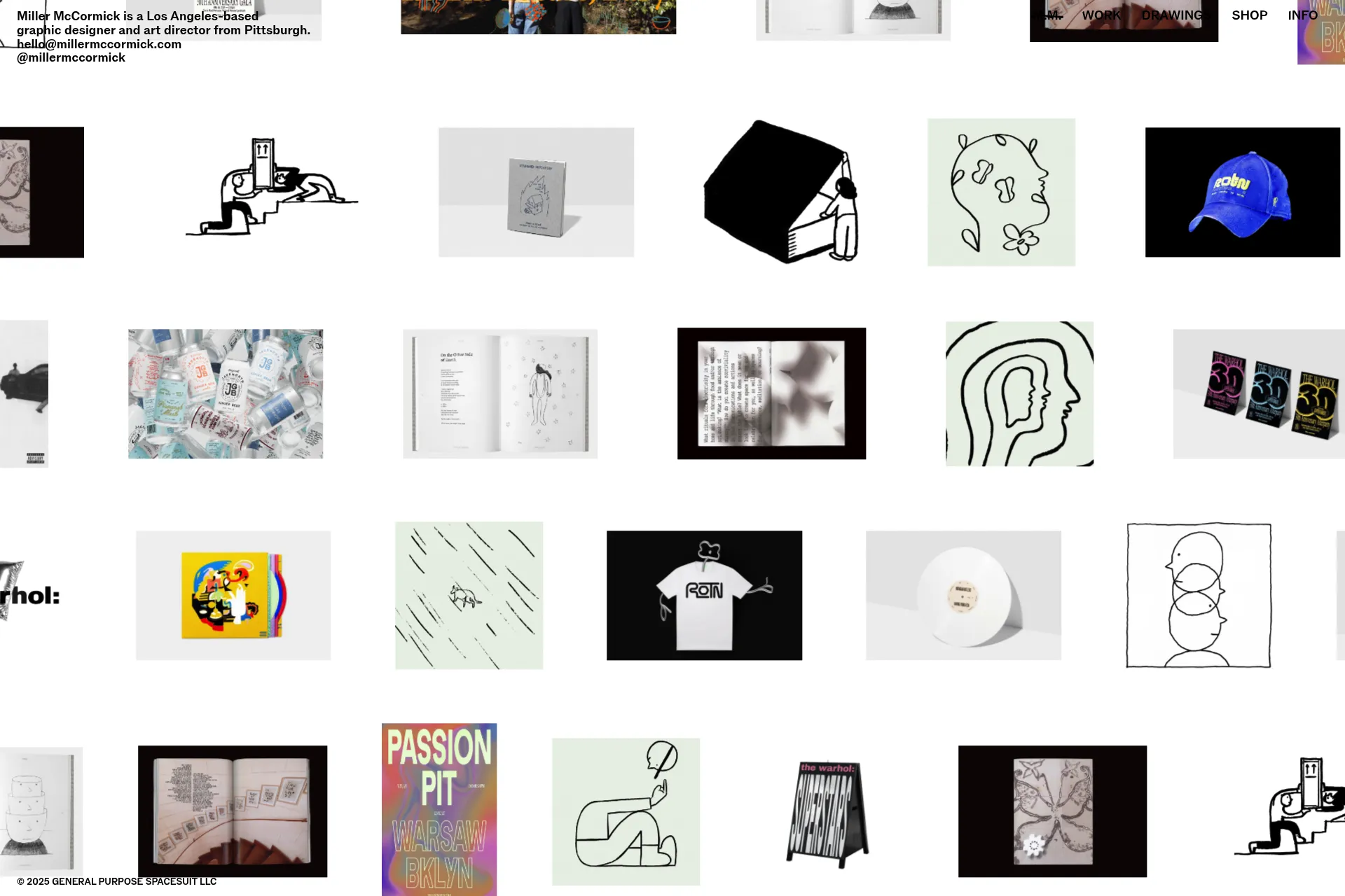Screenshot of Miller McCormick website