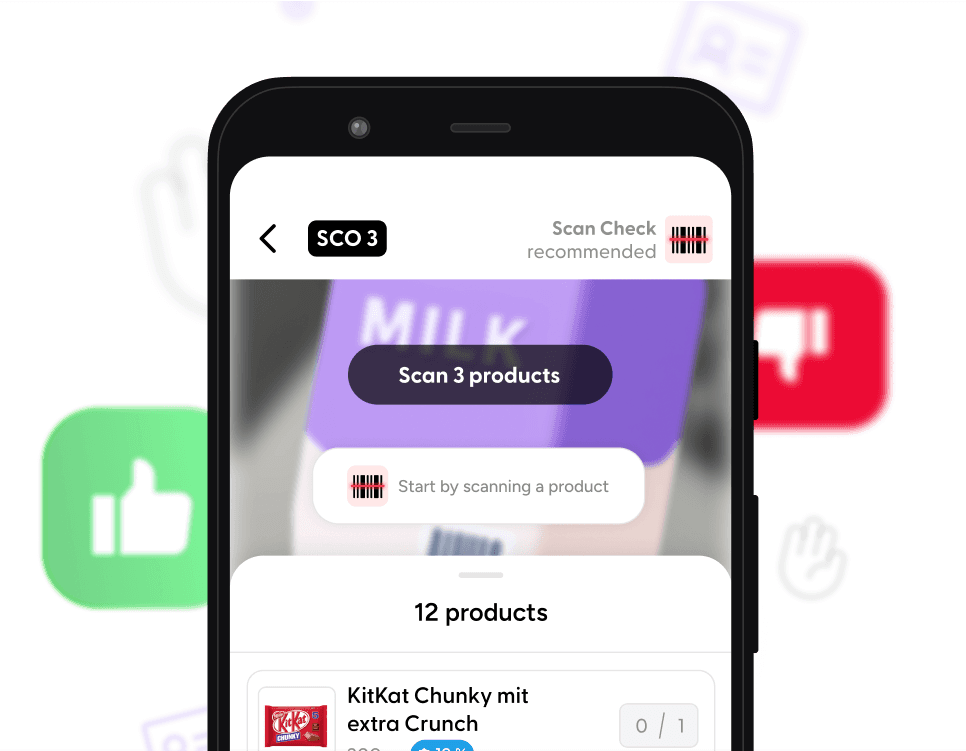 store location detection in a shopreme scan and go app