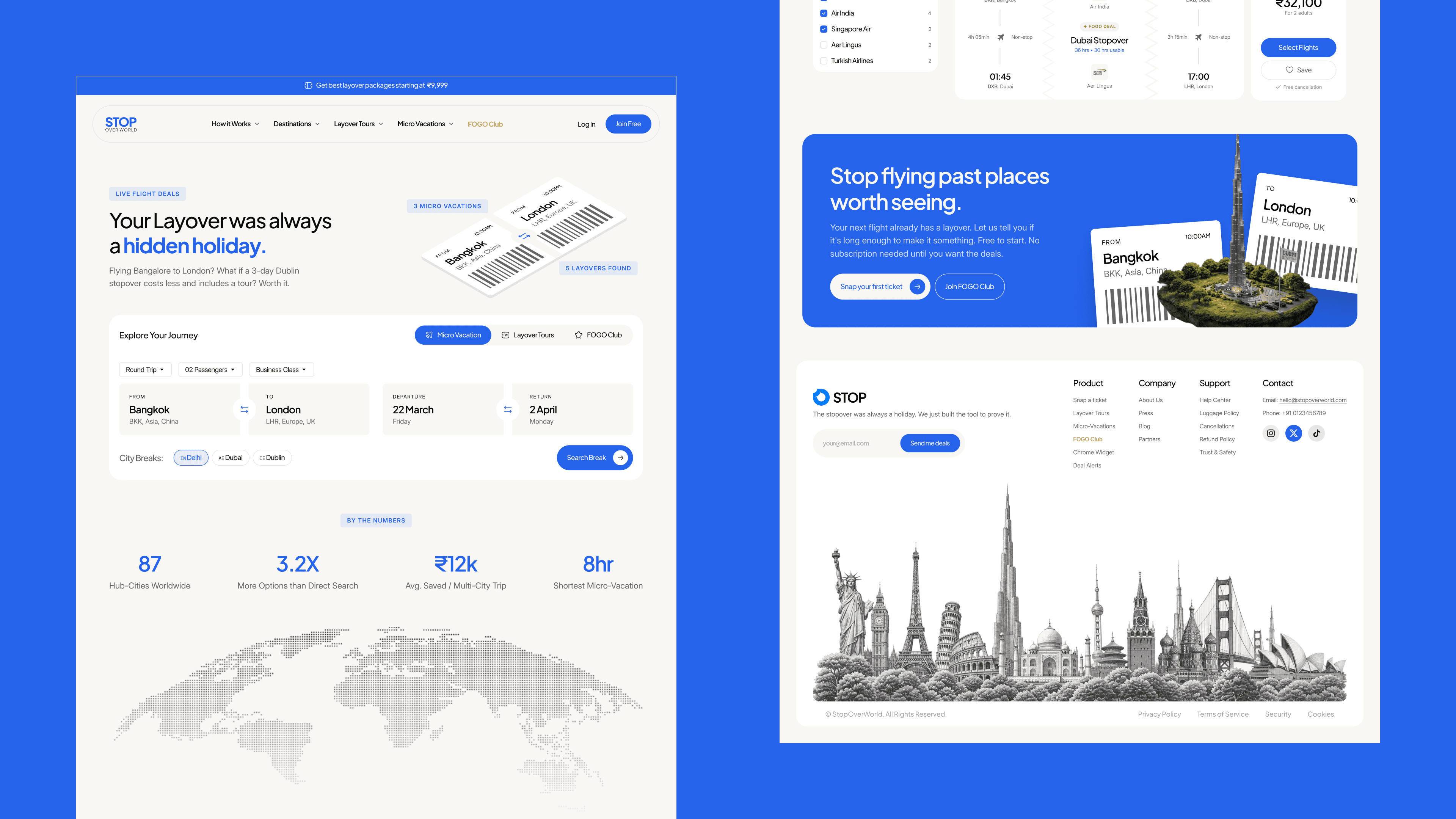 STOP landing page image.