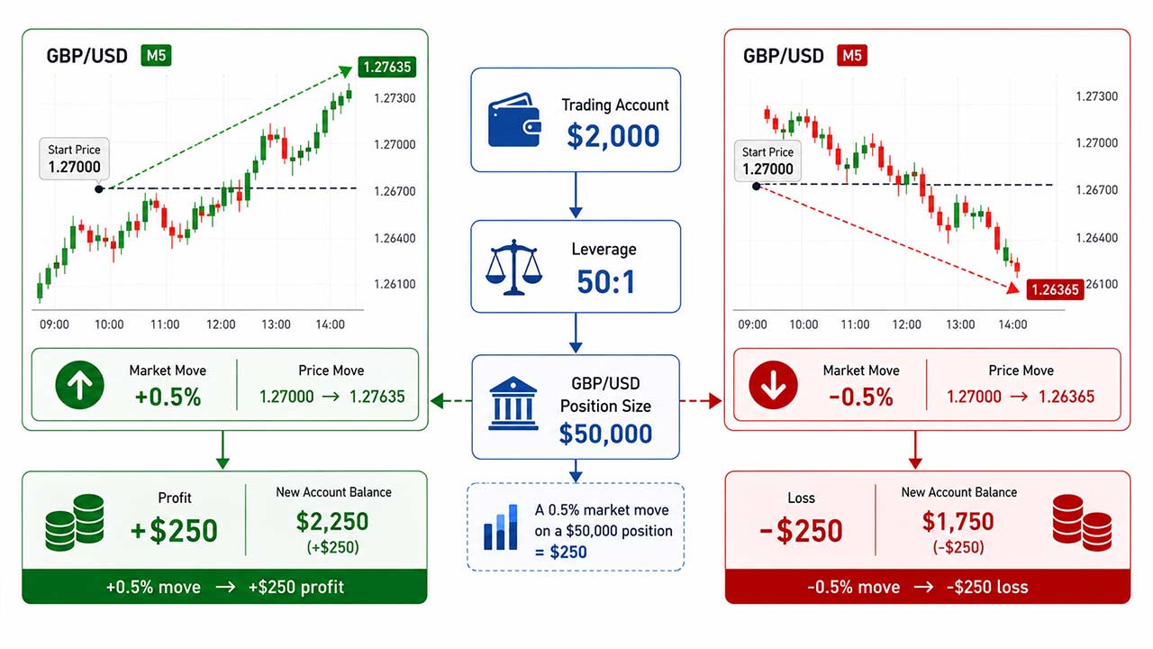 Forex Leverage Example for Beginners