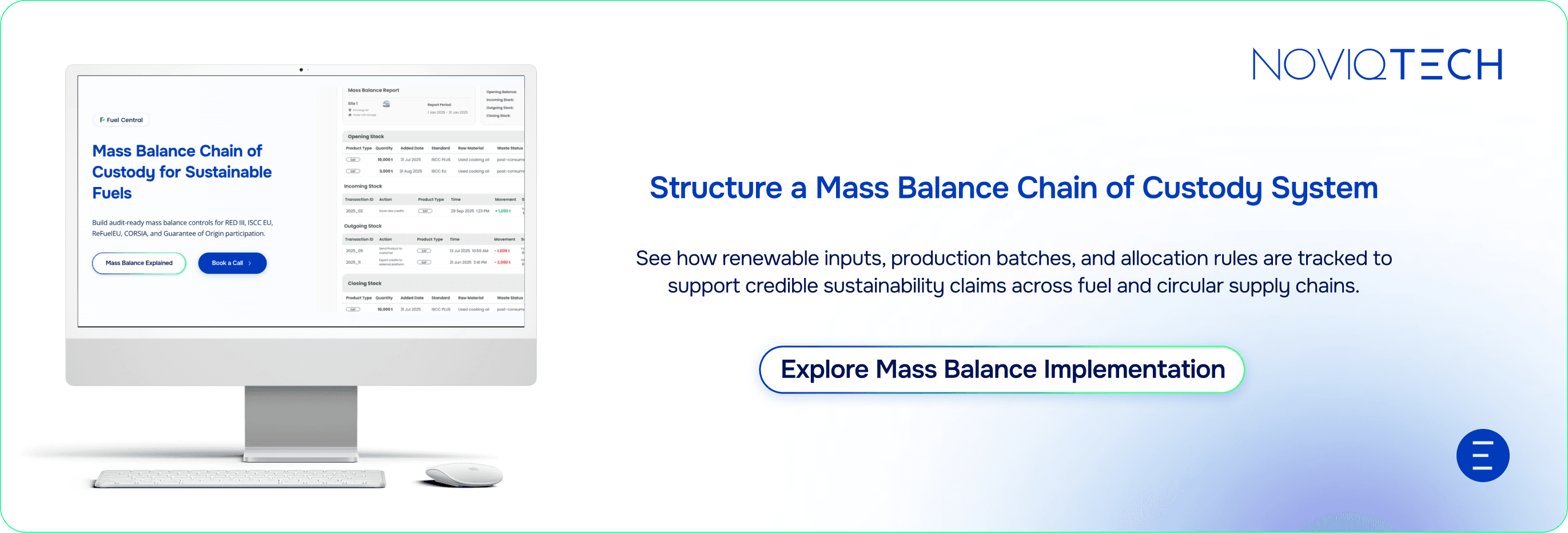 Mass Balance Implementation