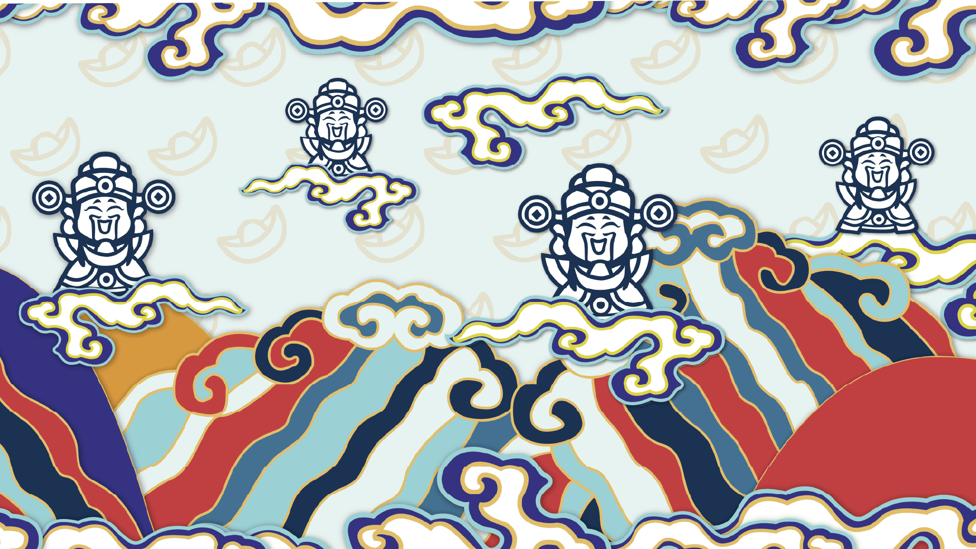 上福口罩有如神罩系列的主視覺封面