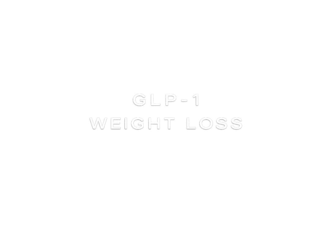 Title card reading 'GLP-1 Weight Loss'