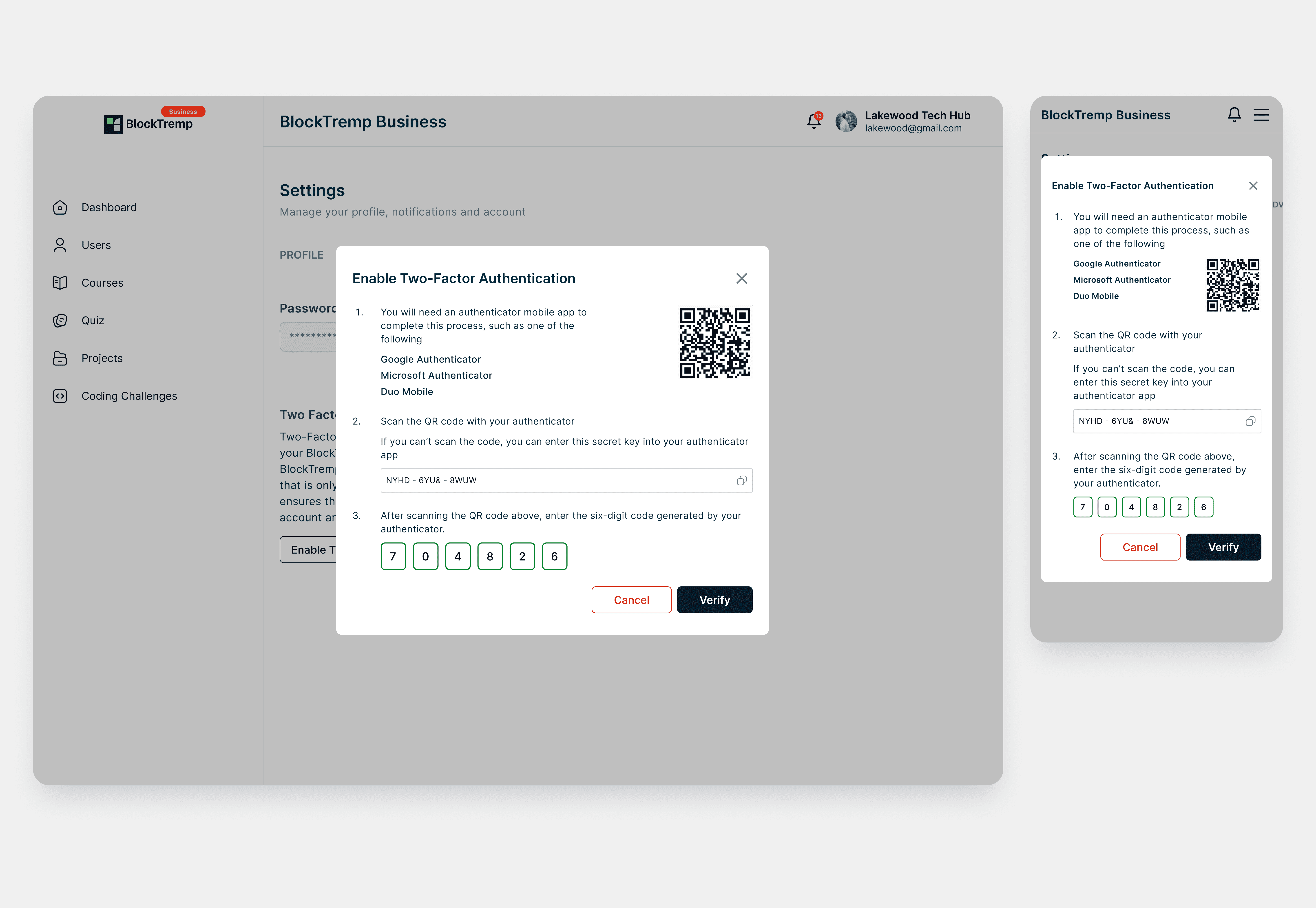 Designing a Talent Insight Dashboard for BlockTremp Business 4