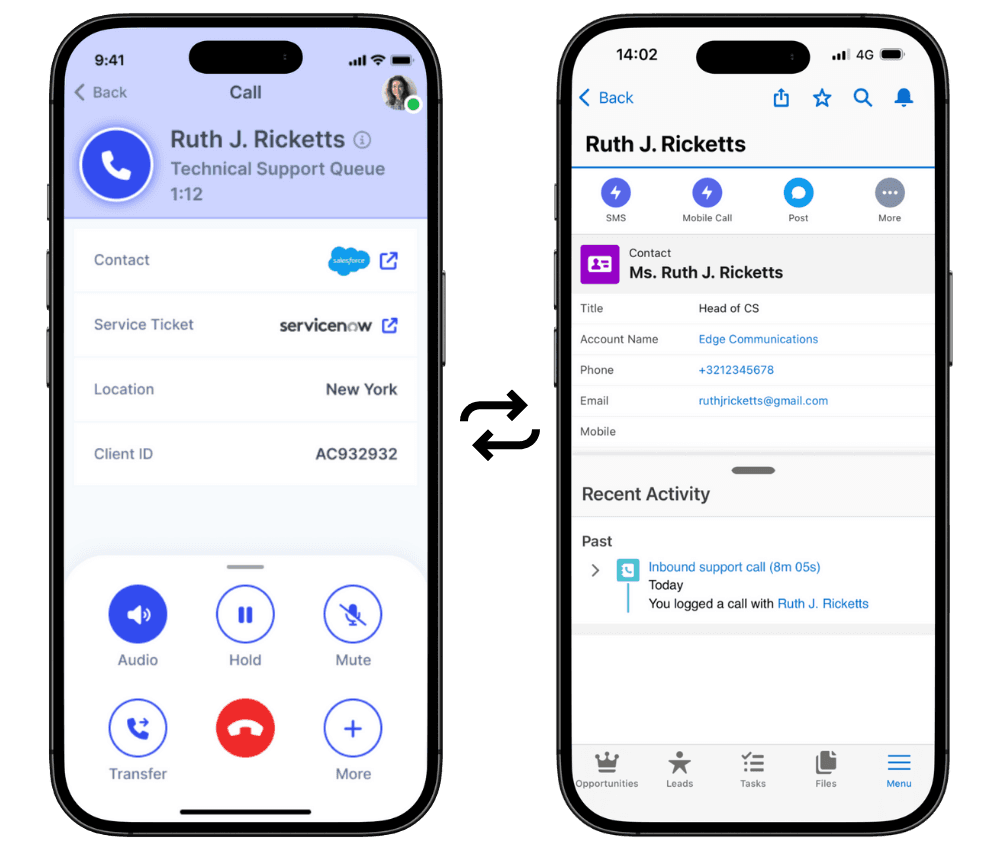 Mobile App for Five9 integrations
