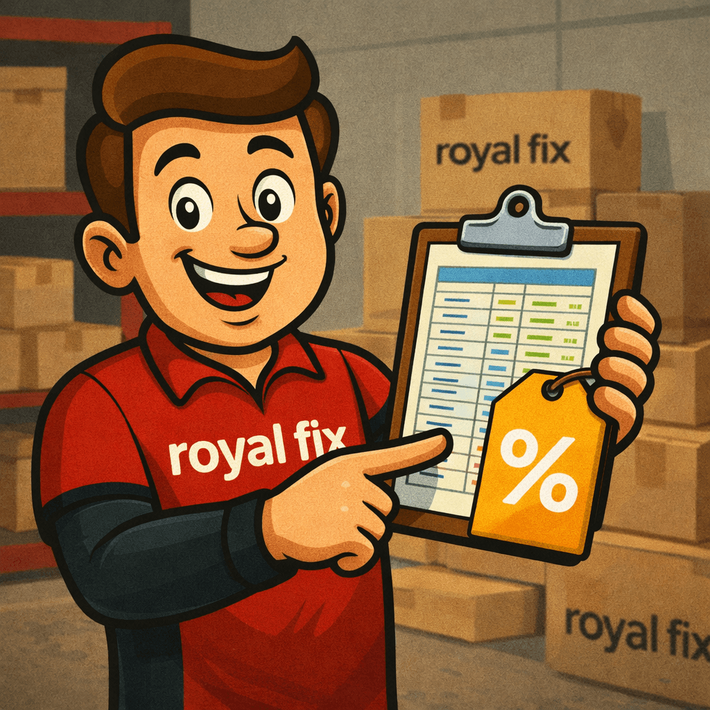 Royal Fix preçøs competitiva
