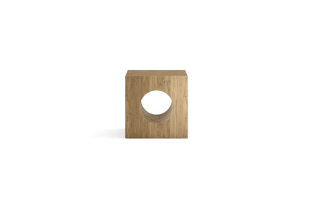 A square outdoor table by Rivatelier: luxury contemporary furniture made in Italy