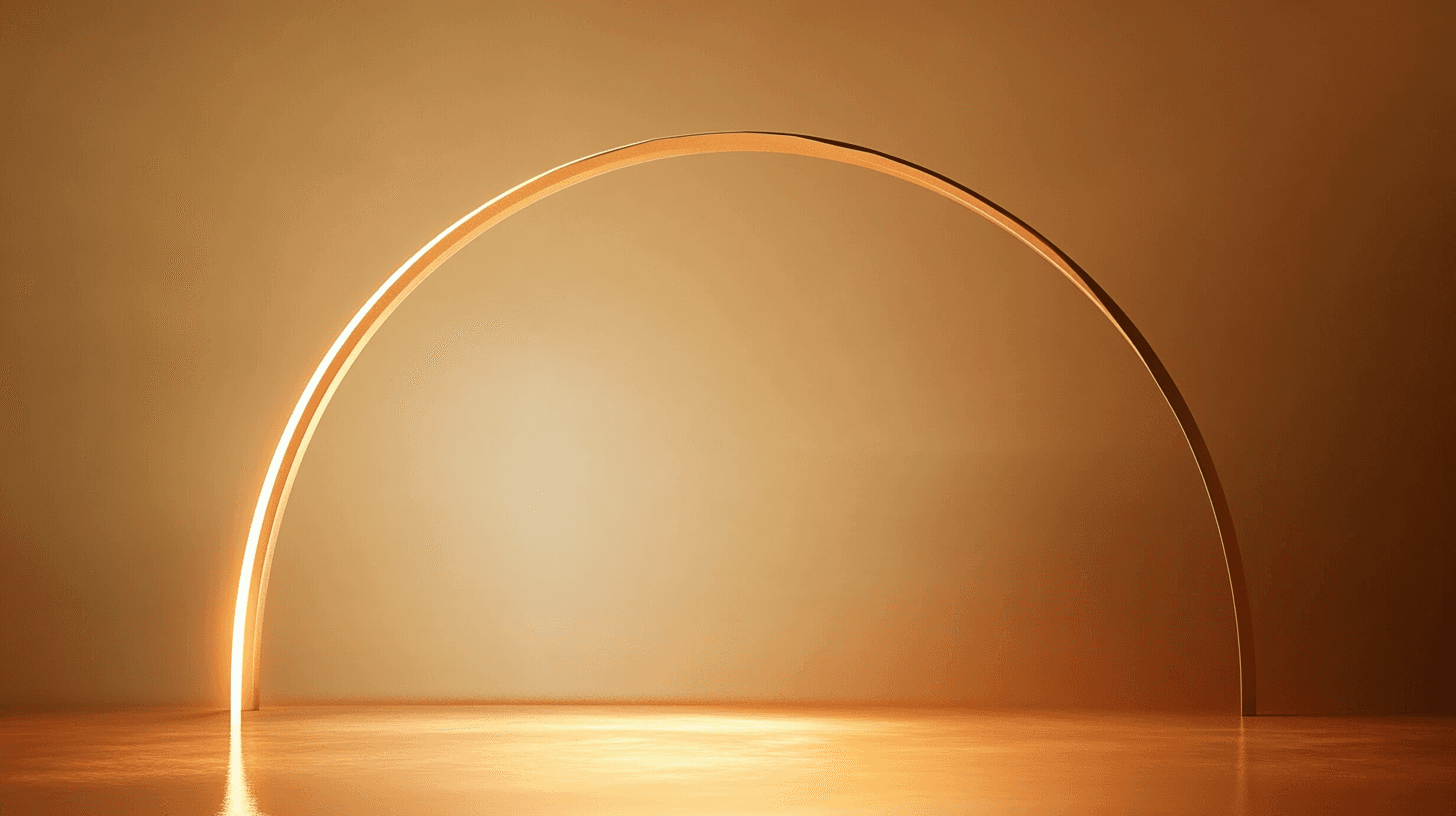 Two men discuss a project while standing at a laptop in an office.