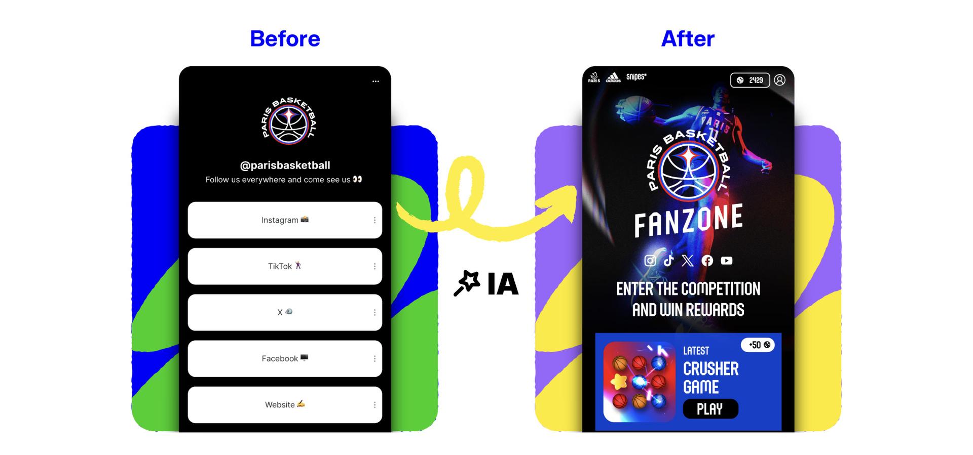 Fanzone link-in-bio