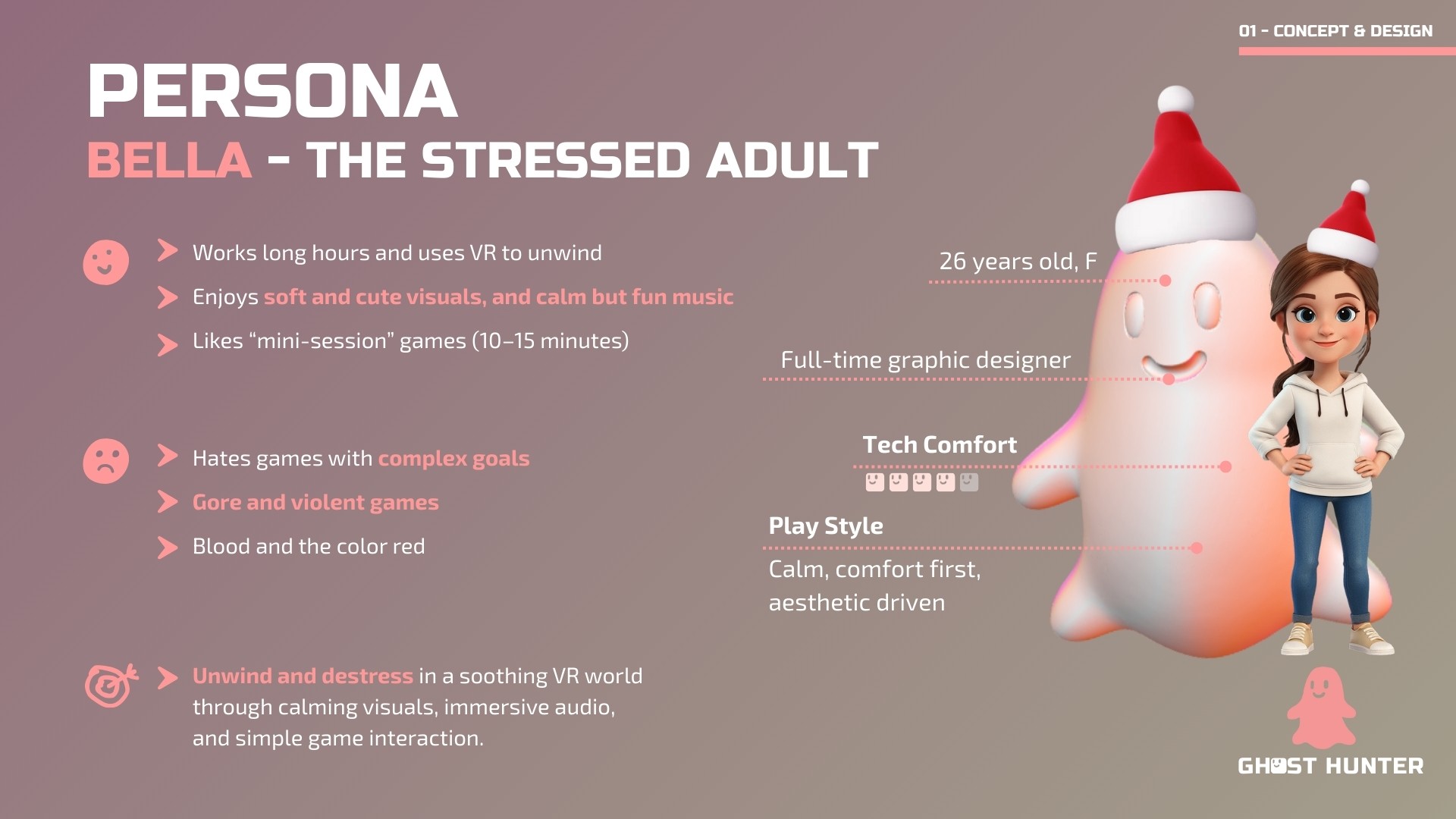 Tablet showing Bloomy UI