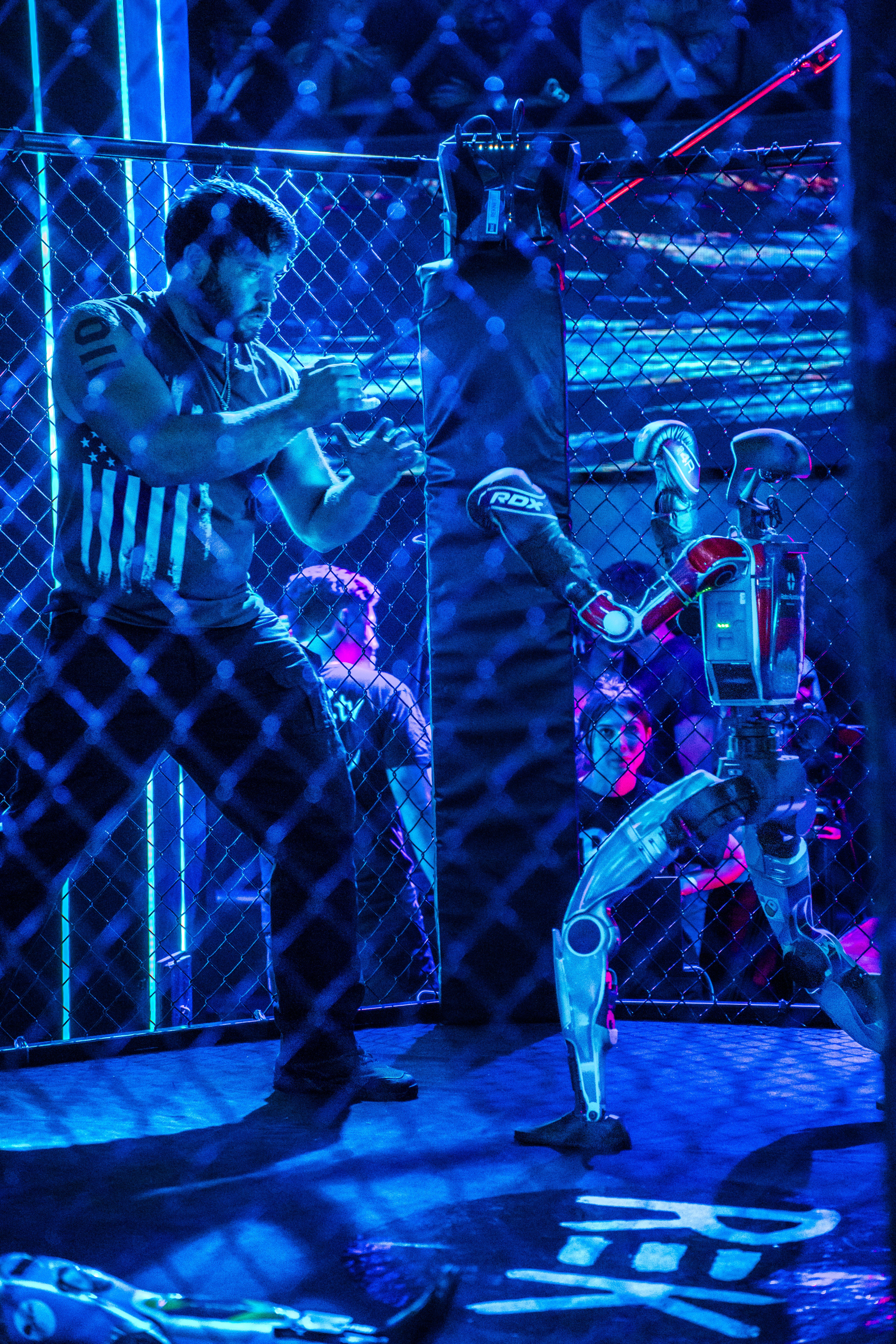 A girl with pink hair and pink smoke