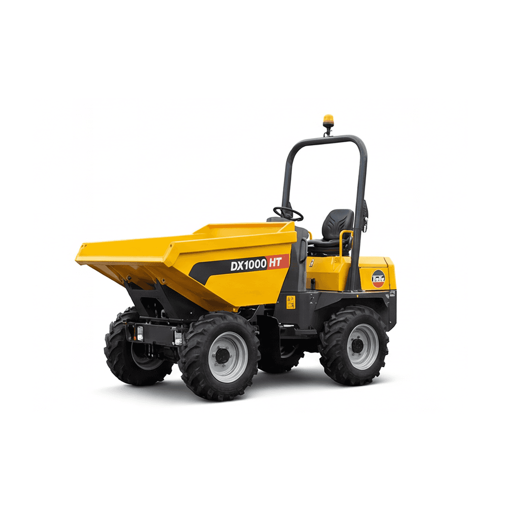 Belle DX1000 HT forward-tipping dumper for moving soil and rubble