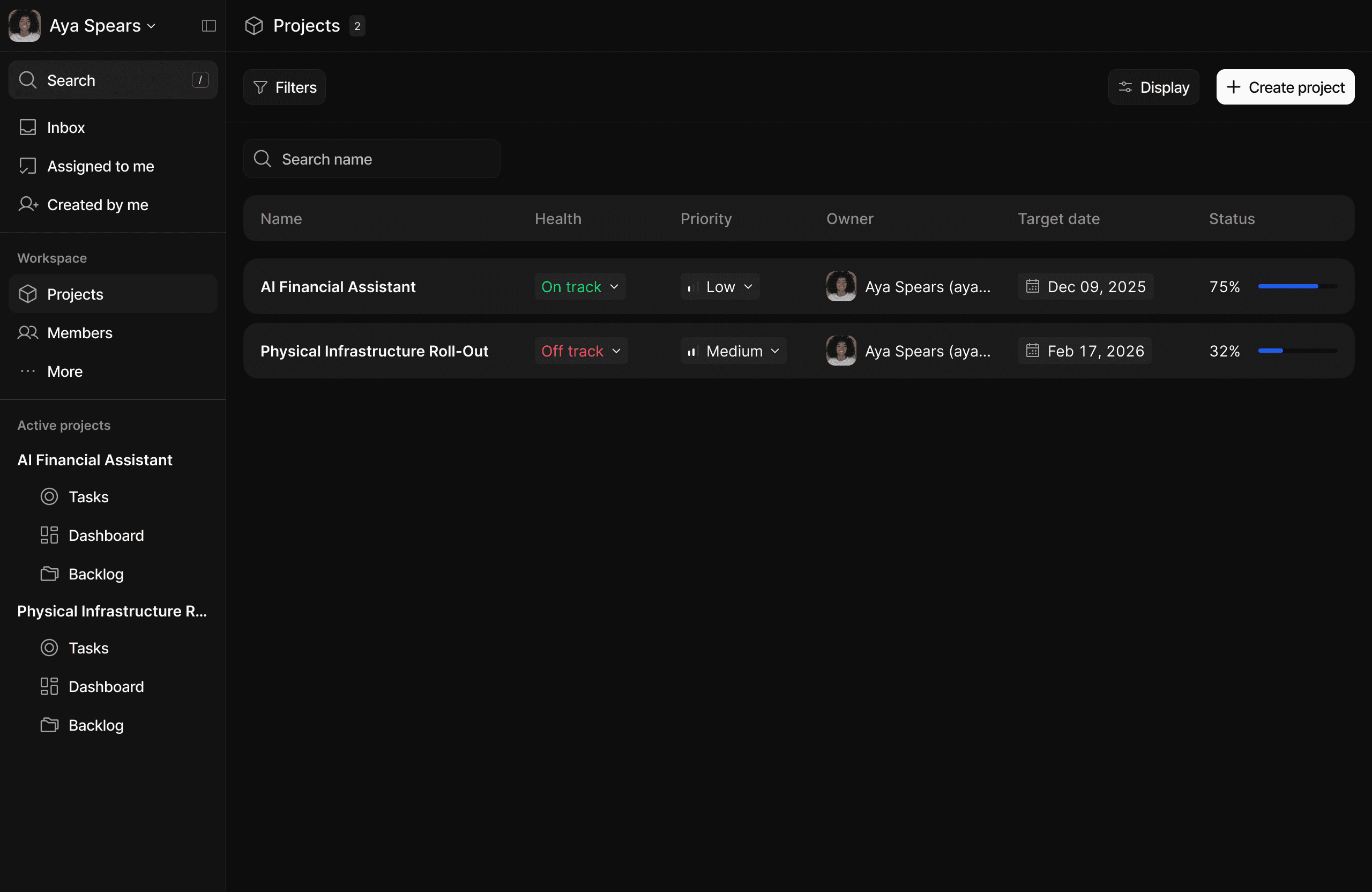 Airport workers guide airplane with tow tractor