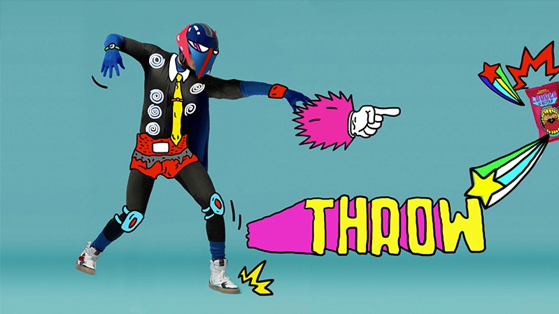 cartoon man with helmet